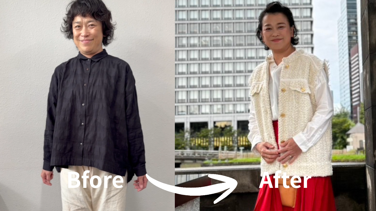 プロフィール撮影・ビフォーアフター